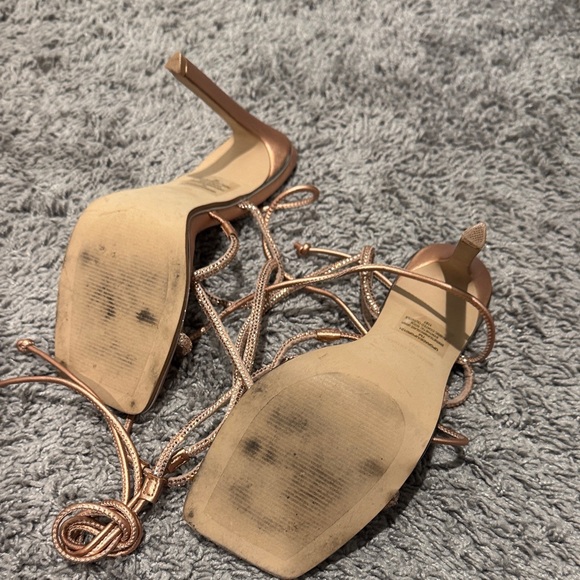 Steve Madden Women's Bronze Strappy Heels - Picture 2 of 4